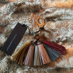 Rebecca Minkoff sofia tassel keychain/FOB